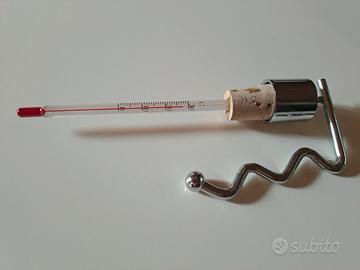 Termometro per vino con tappo sughero 