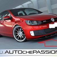 Splitter Spoiler anteriore per VW Golf VI GTI vers