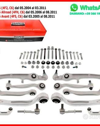 Kit 12 Bracci Anteriori Rinforzati Audi A6