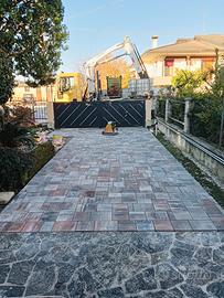 pietre e autobloccanti per pavimenti 