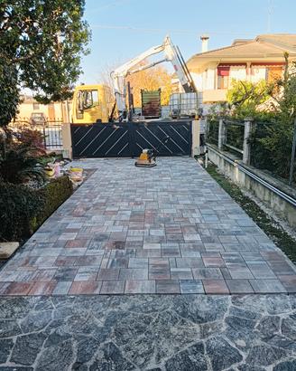 pietre e autobloccanti per pavimenti 