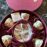 Servizio 6 tazze caffè Fine Porcellana Edward 1929