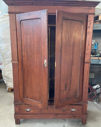 Armadio 2 ante in legno