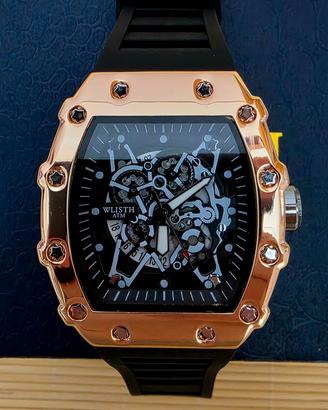 Orologio Uomo modello Richard M. Scheletrato Oro