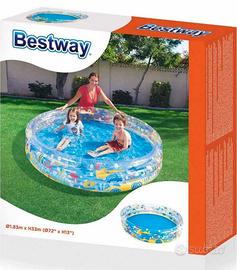 Bestway - Piscina Deep Dive 3 Anelli, 183x33 CM