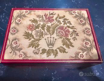 Scatola Rolex Vintage rara e originale con Ricamo