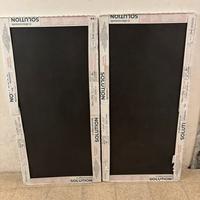 4 Piastrelle 60x120 sp. 9mm gres nero/antracite