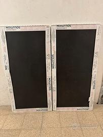 4 Piastrelle 60x120 sp. 9mm gres nero/antracite