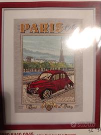 kit quadro a punto croce 