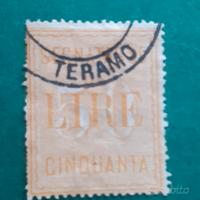 Segnatasse 1903- 50 lire gialla