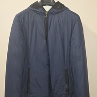 giubbotto con occhiali da neve incorporati