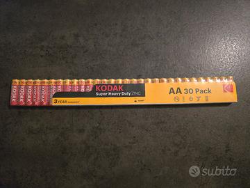 Pile Batterie Kodak AA 30 Pack nuove sigillate
