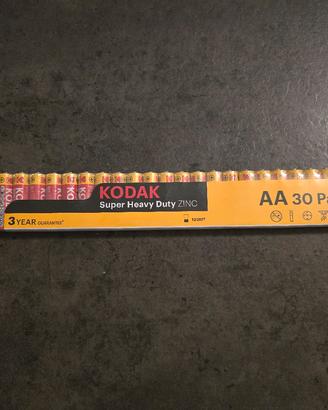 Pile Batterie Kodak AA 30 Pack nuove sigillate