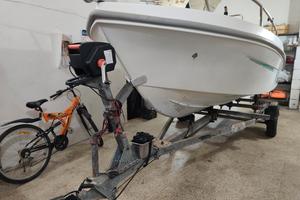 barca carrello e motore