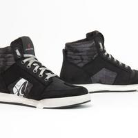 Scarpa pelle moto scooter forma ground protezioni