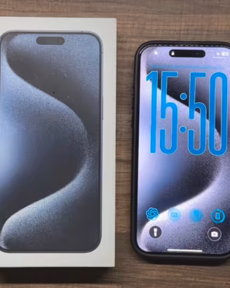 IPHONE 15 PRO MAX  512gb BLUE  originale