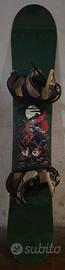Tavola snowboard Burton 157 con attacchi e sacca 