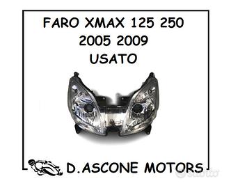 FARO ANTERIORE XMAX 125 250 2005 2009 USATO