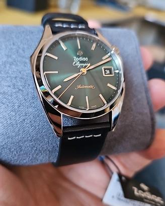 Orologio Zodiac Olympos 37mm  Green NOS