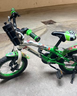 Bicicletta kawasaki 12’’ bambino