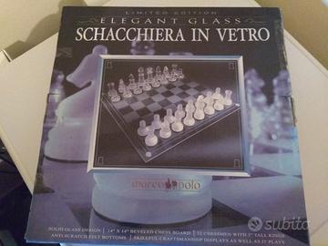 Scacchiera in vetro