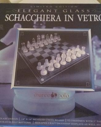 Scacchiera in vetro