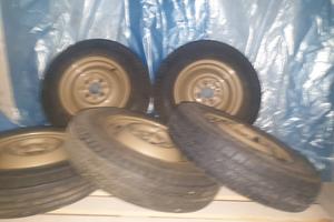 Ruote fiat vintage - 5 cerchi completi di gomme 