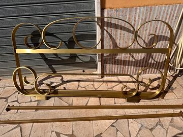 Letto in ottone