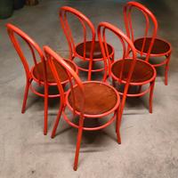 Set sedie metallo e legno