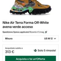 Nike Air Forma Terra X Off White