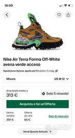 Nike Air Forma Terra X Off White