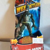 the amazing spiderman lizard  web battlers