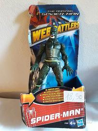 the amazing spiderman lizard  web battlers