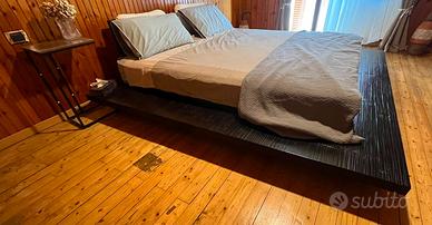 Letto gervasoni in bamboo stile giapponese