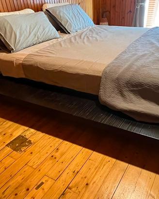 Letto gervasoni in bamboo stile giapponese