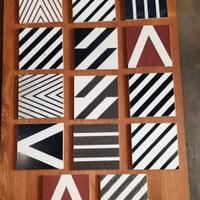 piastrelle stile Gio Ponti 