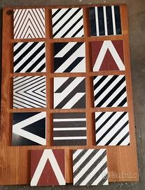 piastrelle stile Gio Ponti 