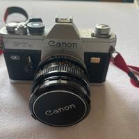 Canon FTb +4 obiettivi +4 filtri