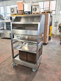 modulo self-service con vassoi usato