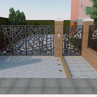 Cancello moderno mod. Laki
