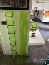 Coppia di porta DVD/CD/LIBRI- Design- plexiglas