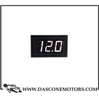 Mini Led bianco Digital Voltmetro Tester Batteria 