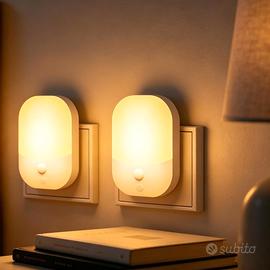 Luce Notturna da Presa con Sensore Crepuscolare