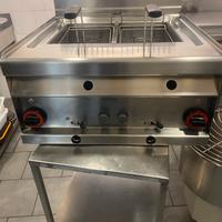 Friggitrice Lotus A gas 2 vasche