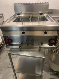 Friggitrice Lotus A gas 2 vasche