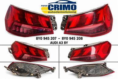 COPPIA FANALI POSTERIORI LED AUDI A3 8Y 8Y0945207 