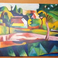 Quadro acrilico su tela