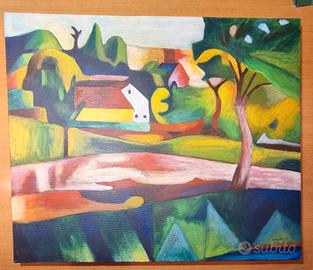 Quadro acrilico su tela