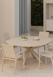 Tavolo da giardino in alluminio