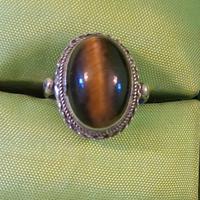 Anello occhio di tigre 